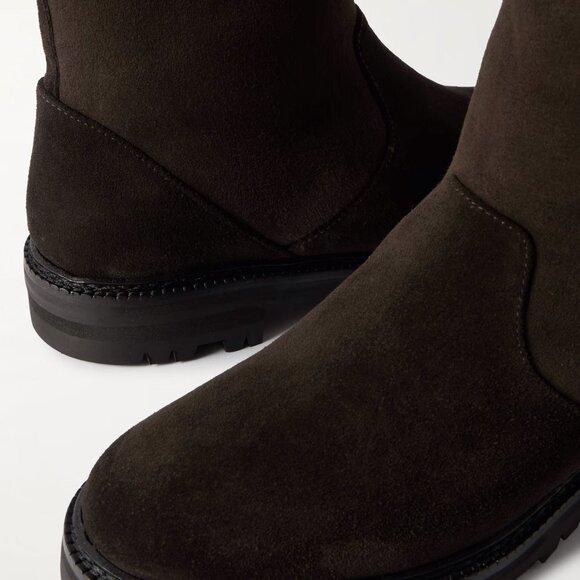 Manolo Blahnik Tomosa Suede Ankle Boots EU 38 1/2 NWB - Picture 5 of 13